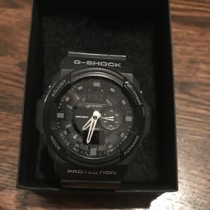 SOLD Black G Shock Watch resin strap GD100